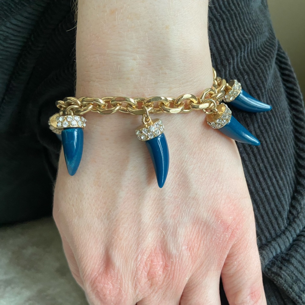 Baublebar blue horn bracelet